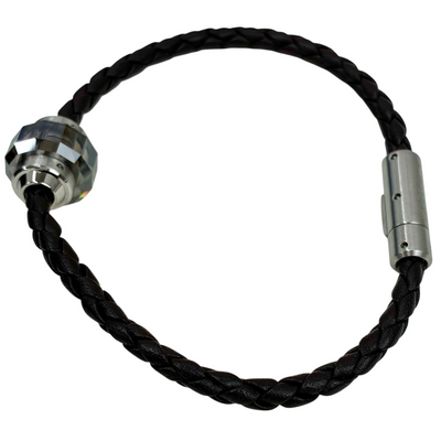 SWAROVSKI Revolution Leather Brown ブレスレット サイズM スワロフスキー 【101055976007】
