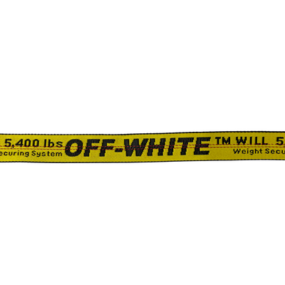 Off-White INDUSTRIAL BELT(インダストリアル ベルト) イエロー 約200cm オフホワイト 【101055984007】