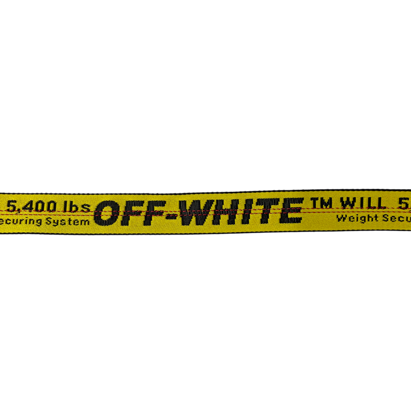 Off-White INDUSTRIAL BELT(インダストリアル ベルト) イエロー 約200cm オフホワイト 【101055984007】