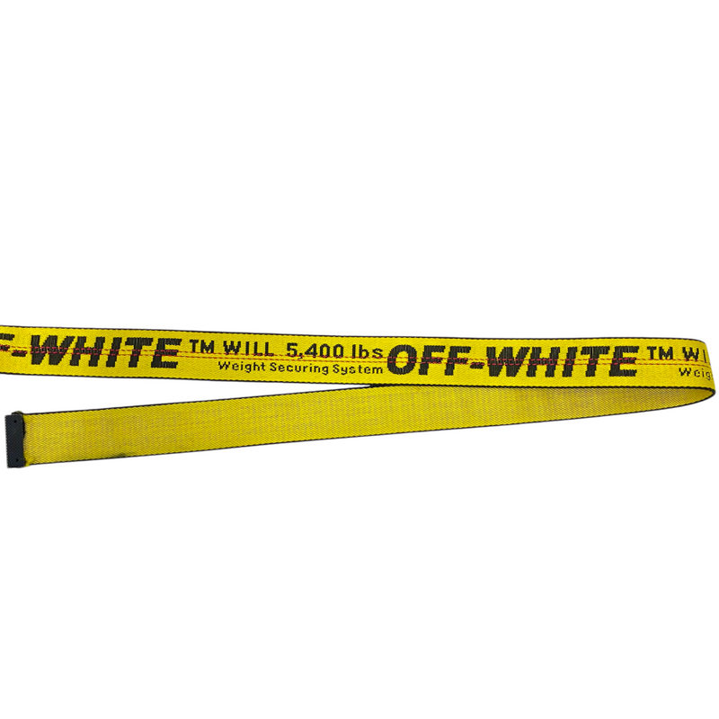 Off-White INDUSTRIAL BELT(インダストリアル ベルト) イエロー 約200cm オフホワイト 【101055984007】