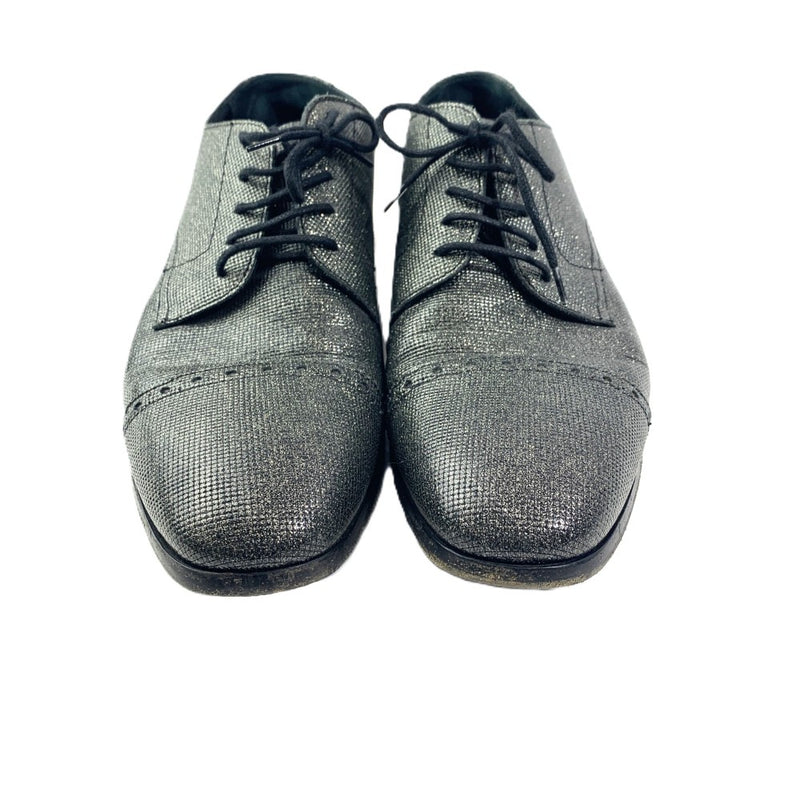 JIMMY CHOO(ジミーチュウ)　グリッター　ビジネスシューズ　サイズ40 1/2 約25.5cm ブラック系　メンズ　シューズ 【101056237008】