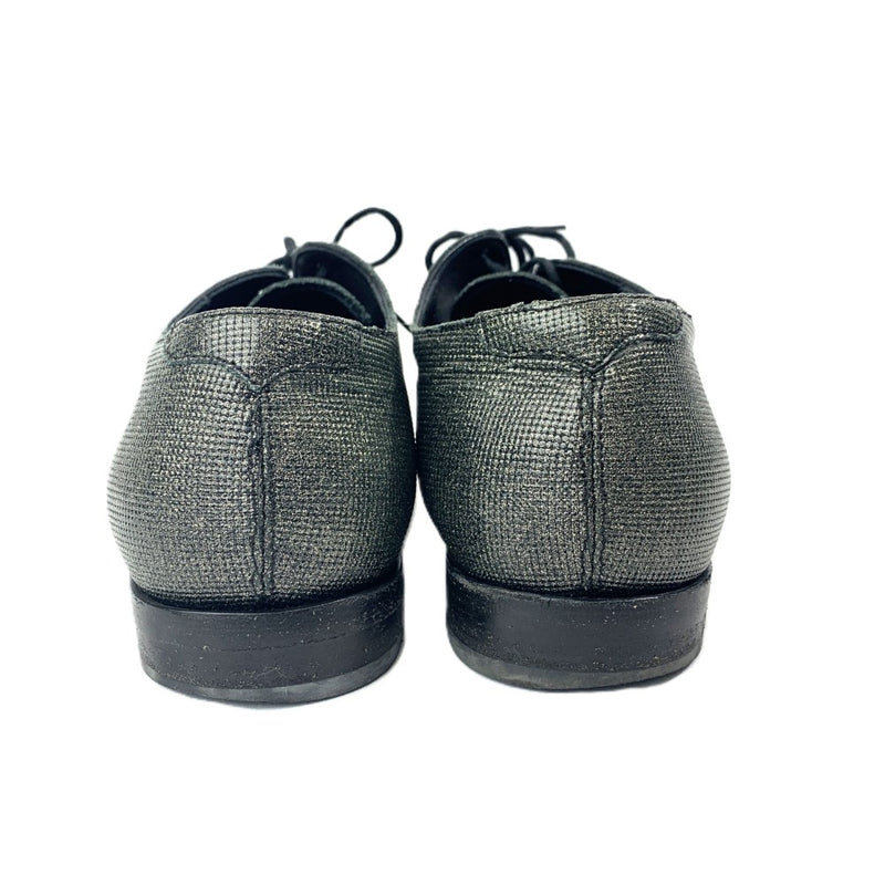 JIMMY CHOO(ジミーチュウ)　グリッター　ビジネスシューズ　サイズ40 1/2 約25.5cm ブラック系　メンズ　シューズ 【101056237008】
