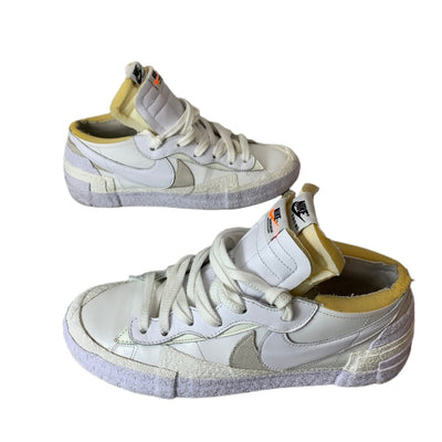 NIKE ナイキ BLAZER LOW ホワイト パテント レザー SACAI DM6443-100 29.0cm  White/Sail メンズ スニーカー シューズ 【101056291005】