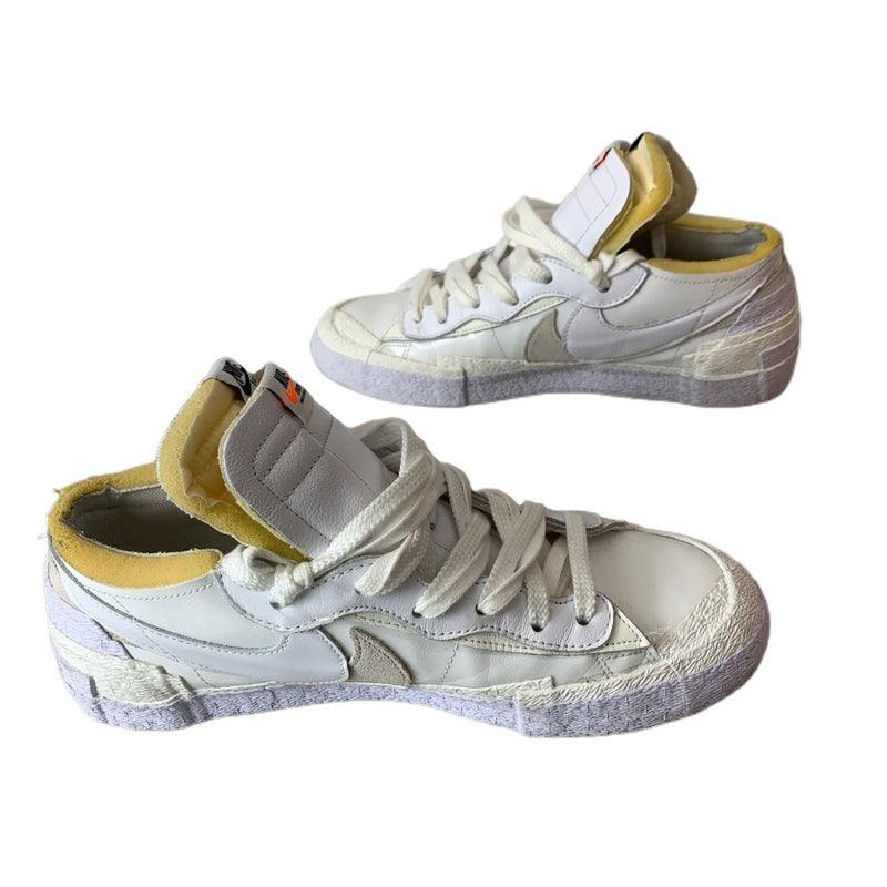 NIKE ナイキ BLAZER LOW ホワイト パテント レザー SACAI DM6443-100 29.0cm  White/Sail メンズ スニーカー シューズ 【101056291005】