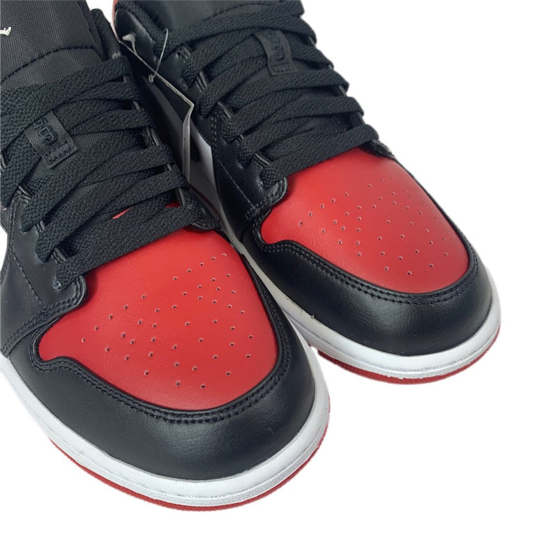 NIKE ナイキ エアジョーダン 1LOW 553558-612 サイズ28.5cm BRED TOE レッド×ホワイト×ブラック スニーカー AIR JORDAN  【101056382001】