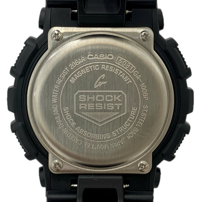 CASIO G-SHOCK クォーツ 腕時計 GA-100BP-1AJF ブラック×ブルー ペイズリー 10気圧防水 カシオ 【101056569007】