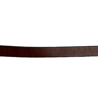 JABEZ CLIFF レザー ベルト SADDLERY 30インチ 全長約90cm ブラウン ジャベツクリフ 【101056749001】