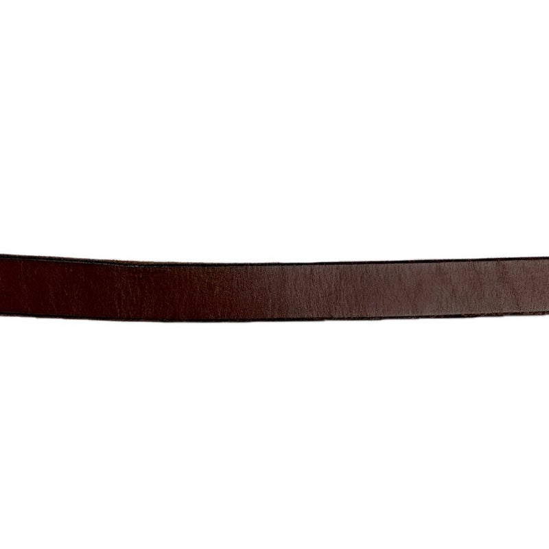 JABEZ CLIFF レザー ベルト SADDLERY 30インチ 全長約90cm ブラウン ジャベツクリフ 【101056749001】