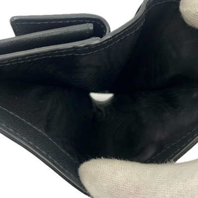 FURLA 牛床革 BELVEDERE(ベルヴェデーレ) 二つ折り財布 ブラック フルラ 【101056816007】