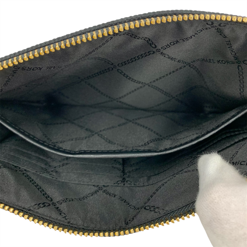 MICHAEL KORS ジップポーチ 32T1GJ6M3C ブラック マイケルコース 【101057050006】