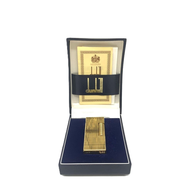 dunhill(ダンヒル)　ダイヤモンドカット　ガスライター　ゴールド　サイドローラー 【101057101001】