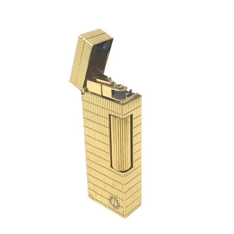 dunhill(ダンヒル)　ローラー式ガスライター　スクエア型　ゴールド 【101057102001】