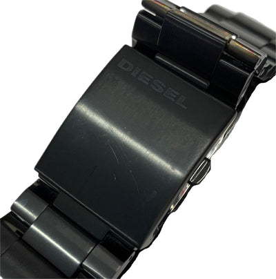 DIESEL 腕時計 DZ-4309 メガチーフブラック クロノグラフ クォーツ 10気圧防水 ディーゼル メンズ ウォッチ 【101057200005】