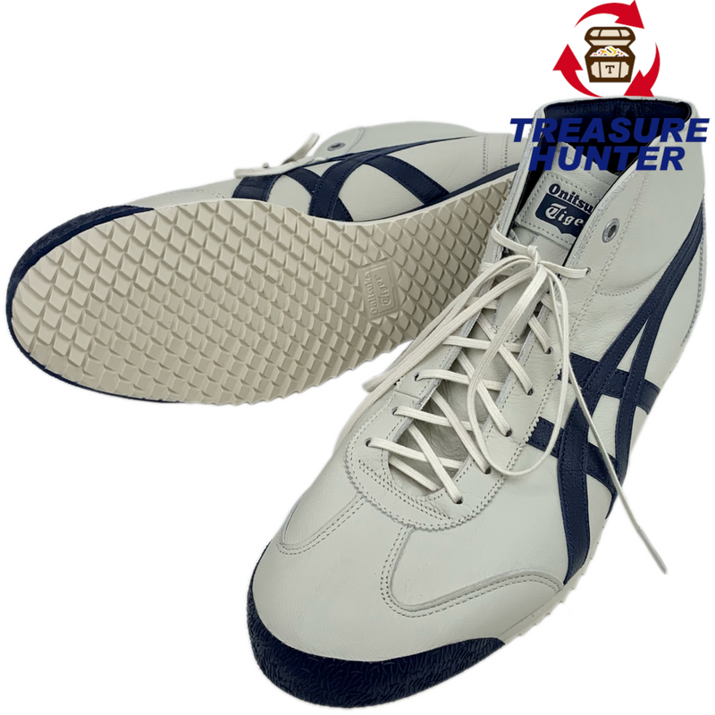 Onitsuka Tiger スニーカー MEXICO 66 SD MR 1183A873 サイズ27.5cm ベージュ×ネイビー オニツカタイガー 【101057258007】