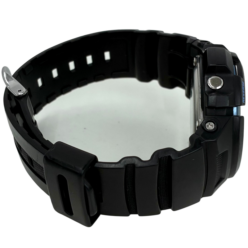 CASIO G-SHOCK FIRE PACKAGE タフソーラー電波 腕時計 AWG-M100SF-2AJR 限定モデル ブラック×ブルー 20気圧防水 カシオ 【101057459007】