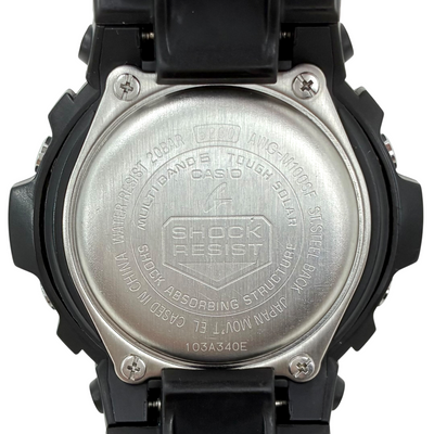 CASIO G-SHOCK FIRE PACKAGE タフソーラー電波 腕時計 AWG-M100SF-2AJR 限定モデル ブラック×ブルー 20気圧防水 カシオ 【101057459007】