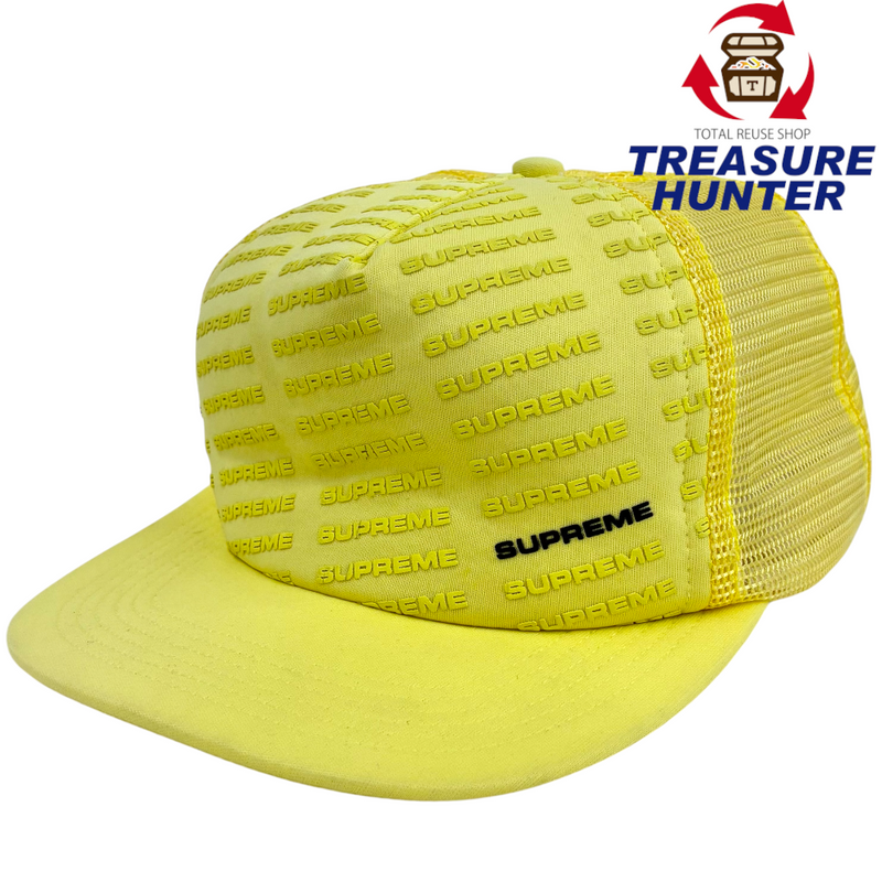 Supreme Repeat Mesh Back 5-Panel イエロー18SS メッシュキャップ シュプリーム 【101057688007】