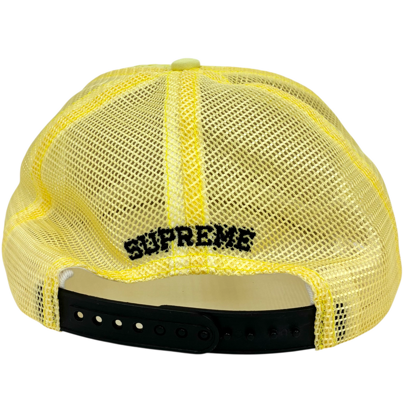 Supreme Repeat Mesh Back 5-Panel イエロー18SS メッシュキャップ シュプリーム 【101057688007】