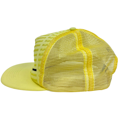 Supreme Repeat Mesh Back 5-Panel イエロー18SS メッシュキャップ シュプリーム 【101057688007】