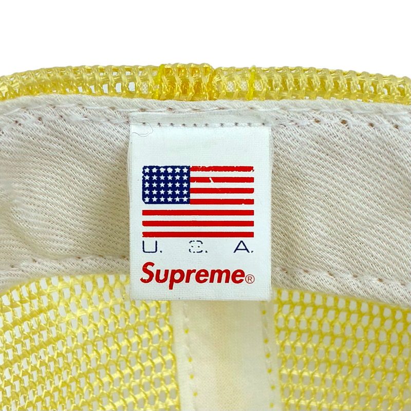 Supreme Repeat Mesh Back 5-Panel イエロー18SS メッシュキャップ シュプリーム 【101057688007】