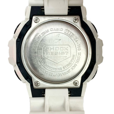 CASIO G-SHOCK デジタル クォーツ クロノグラフ 腕時計 GA-700 ホワイト カシオ 【101057750003】