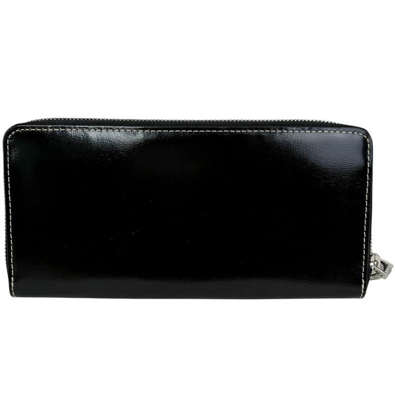 CK CalvinKlein 牛革 ドーバー ラウンドファスナー長財布 878604 ブラック カルバンクライン 【101057918007】