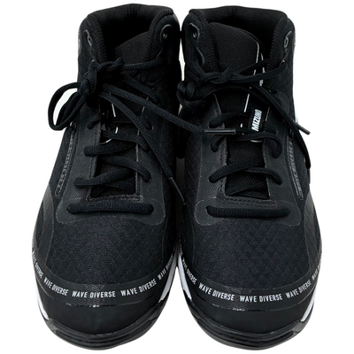 mizuno ウェーブダイバース DE2 フィットネスシューズ K1GF237409 サイズ25cm ブラック×ホワイト ミズノ 【101057973008】