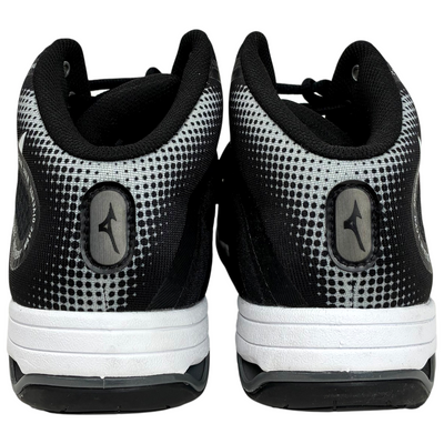 mizuno ウェーブダイバース DE2 フィットネスシューズ K1GF237409 サイズ25cm ブラック×ホワイト ミズノ 【101057973008】