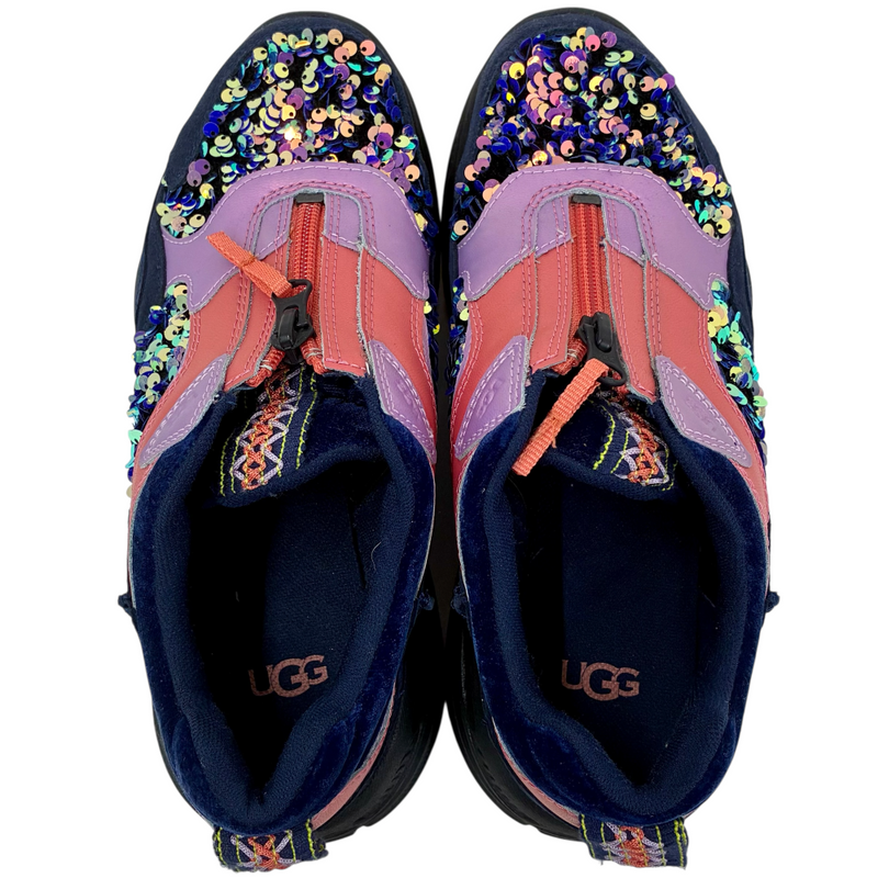 UGG ZIP CA805 ZIP STELLAR SEQUIN(ジップ ステラ シークイン) 1114259 サイズ24cm マルチカラー アグ 【101058055007】