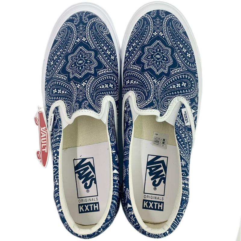 VANS VAULT×KITH OG CLASSIC SLIP-ON LX KIXH クラシック スリッポン VN0A46JK6CC  サイズ27.5cm 21年5月発売 ヴァンズ ボルト×キス 【101058117002】