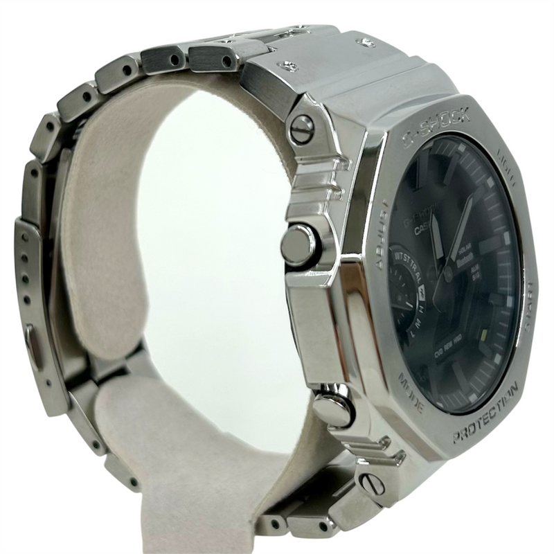 CASIO G-SHOCK フルメタル タフソーラー 腕時計 GM-B2100D-1AJF スマホリンク 20気圧防水 22年8月発売 カシオ 【101058331007】