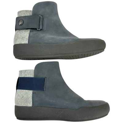 Claks×Christopher RAEBURN ショートブーツ サイズ23.5cm グレー クラークス×クリストファーレイバーン 【101058344007】