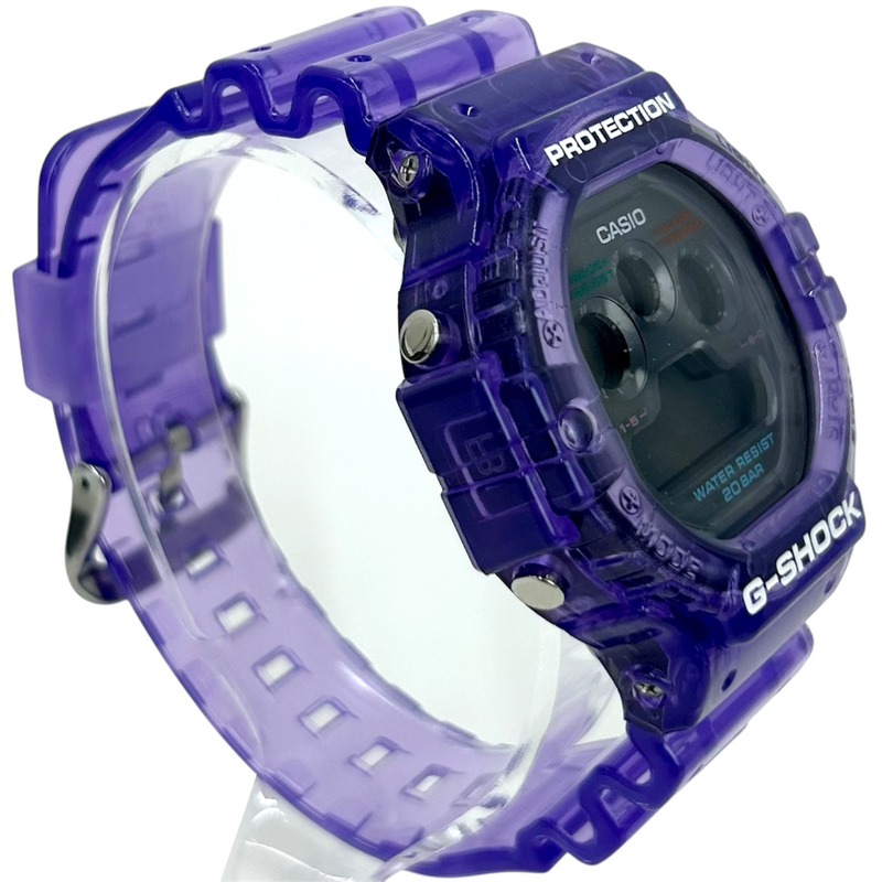 CASIO G-SHOCK JOYTOPIAシリーズ クォーツ 腕時計 DW-5900JT-6DR スケルトン パープル 20気圧防水 カシオ 【101058387007】