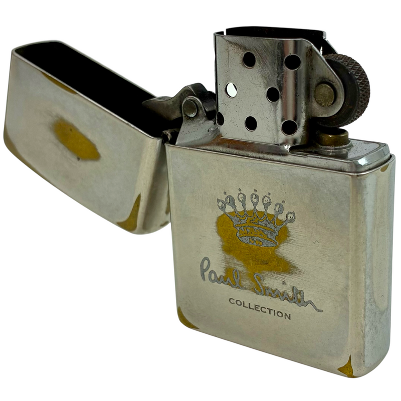 ZIPPO×Paul Smith クラウンマーク オイルライター ユーズド加工 2013年3月製造 ジッポー×ポールスミス 【101058402007】