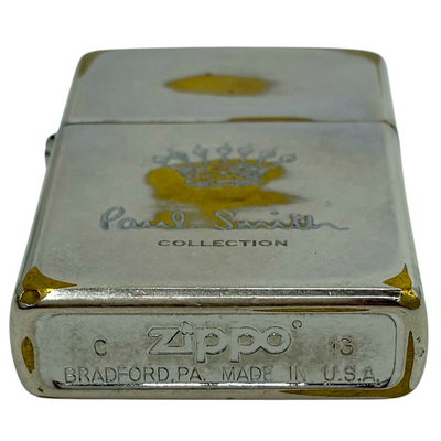 ZIPPO×Paul Smith クラウンマーク オイルライター ユーズド加工 2013年3月製造 ジッポー×ポールスミス 【101058402007】