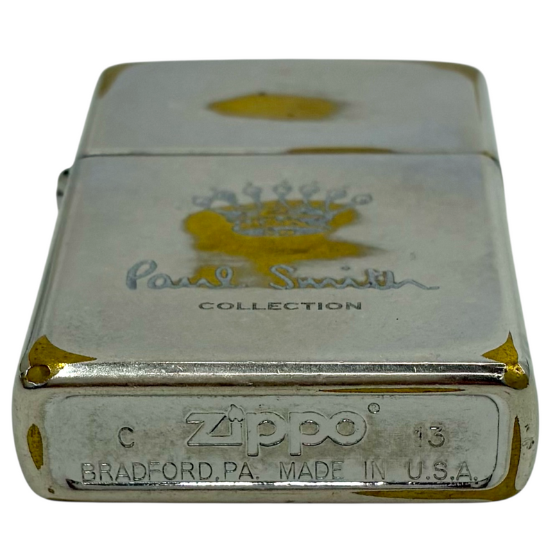 ZIPPO×Paul Smith クラウンマーク オイルライター ユーズド加工 2013年3月製造 ジッポー×ポールスミス 【101058402007】