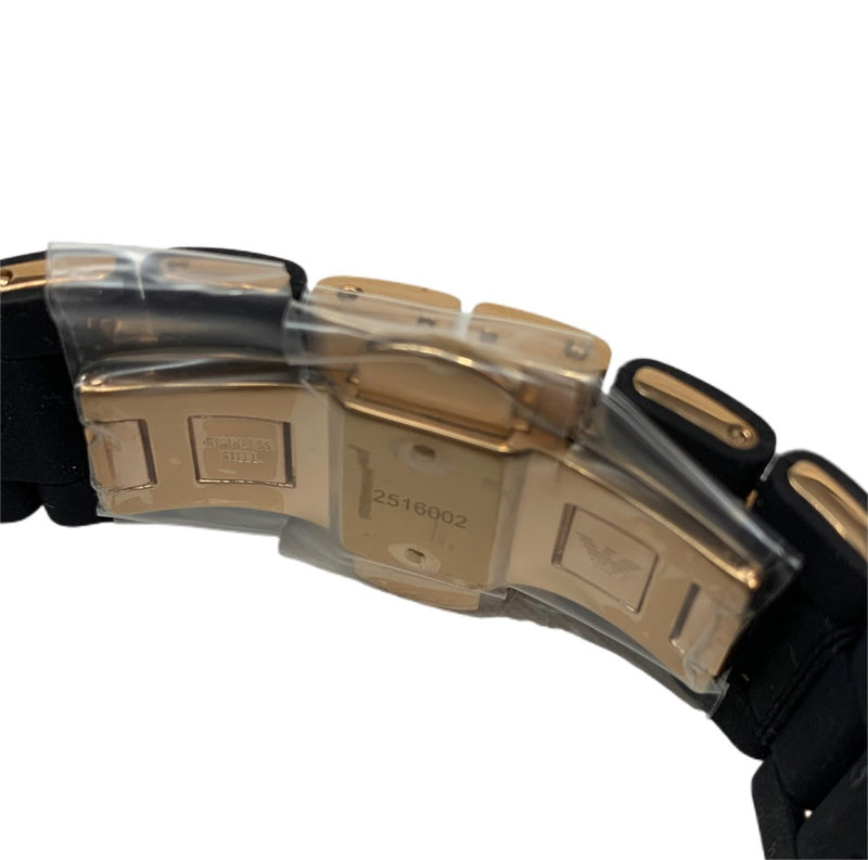 EMPORIO ARMANI エンポリオアルマーニ 腕時計 AR5905 クロノグラフ ブラック クォーツ メンズ ウォッチ 【101058468005】