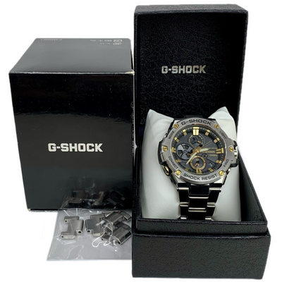 CASIO G-SHOCK G-STEEL タフソーラー 腕時計 GST-B100D-1A9JF スマホリンク 20気圧防水 カシオ 【101058472005】