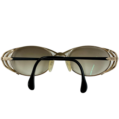 CAZAL メガネフレーム 983-712 ゴールド 度入りレンズ 54□20 カザール 【101058479007】