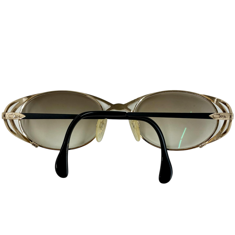 CAZAL メガネフレーム 983-712 ゴールド 度入りレンズ 54□20 カザール 【101058479007】