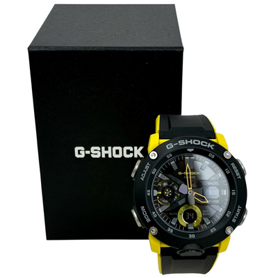 CASIO G-SHOCK カーボンコアガード構造 クォーツ 腕時計 GA-2000-1A9JF ブラック×イエロー 20気圧防水 23年12月購入 カシオ 【101058512007】