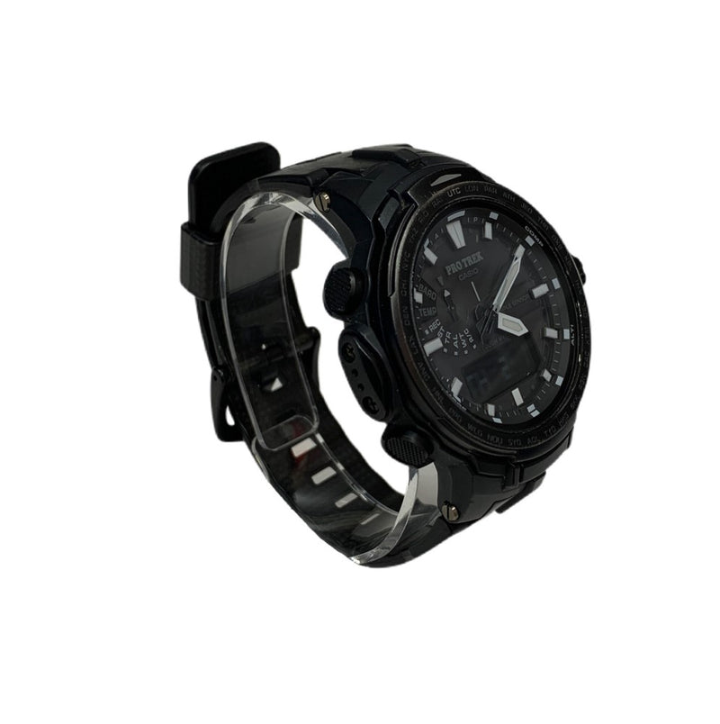 カシオ 腕時計 PRW-6100Y タフソーラー ブラック 10気圧防水 メンズ ウォッチ CASIO 【101058347005】
