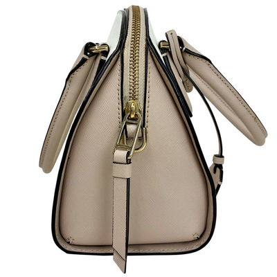 kate spade レイリー ミディアムドームサッチェル WKRU5947 ホワイト×ベージュ 2wayバッグ ケイトスペード 【101058703008】