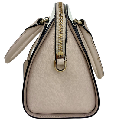 kate spade レイリー ミディアムドームサッチェル WKRU5947 ホワイト×ベージュ 2wayバッグ ケイトスペード 【101058703008】