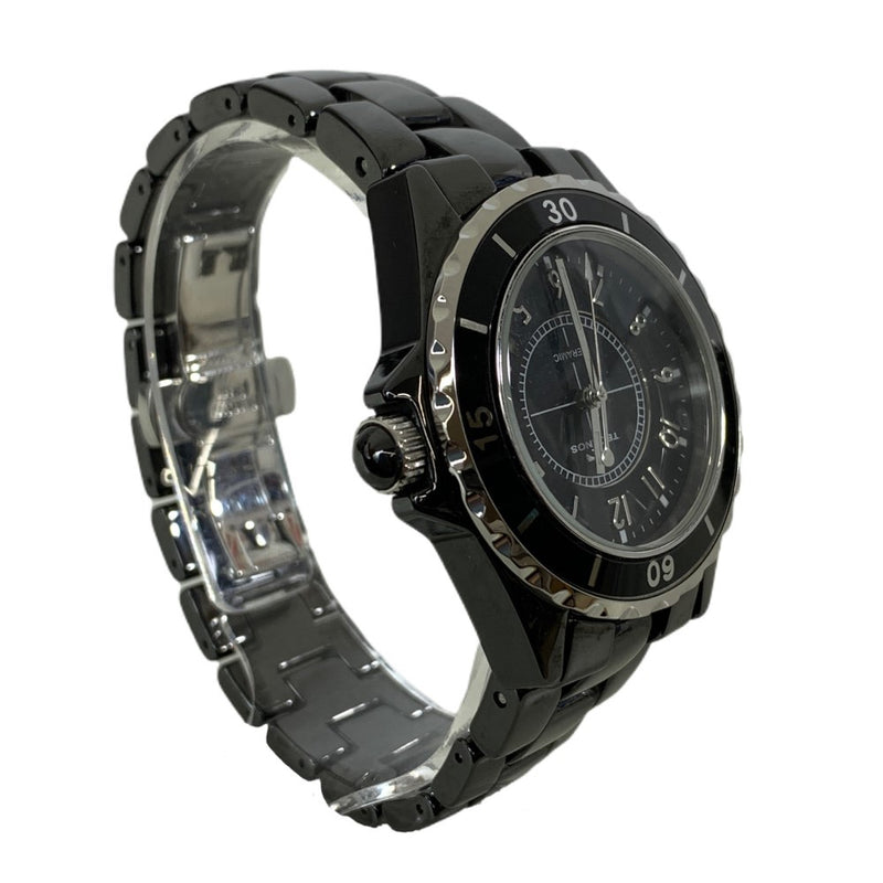 TECHNOS テクノス 腕時計 T9A61T セラミックケースベルト クォーツ ブラック メンズ ウォッチ 【101058704005】