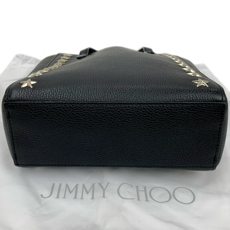 JIMMY CHOO BRIA(ブリア) 2wayトートバッグ ブラック スタースタッズ ジミーチュウ 【101058773007】