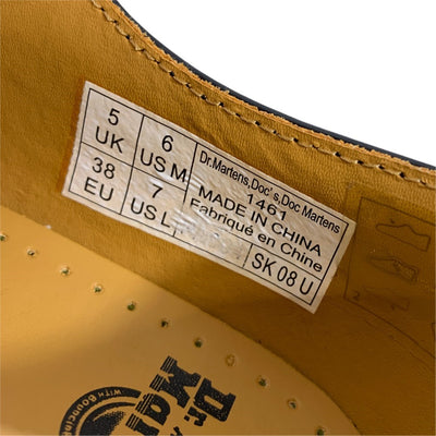 Dr.Martens ドクターマーチン 3ホール レザーシューズ 1461 サイズUK5 約24.0cm ブラック メンズ シューズ 【101058904005】