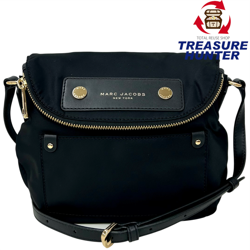 MARC JACOBS PREPPY NYLON NATASHA ショルダーバッグ M0012909 ブラック マークジェイコブズ 【101058952007】