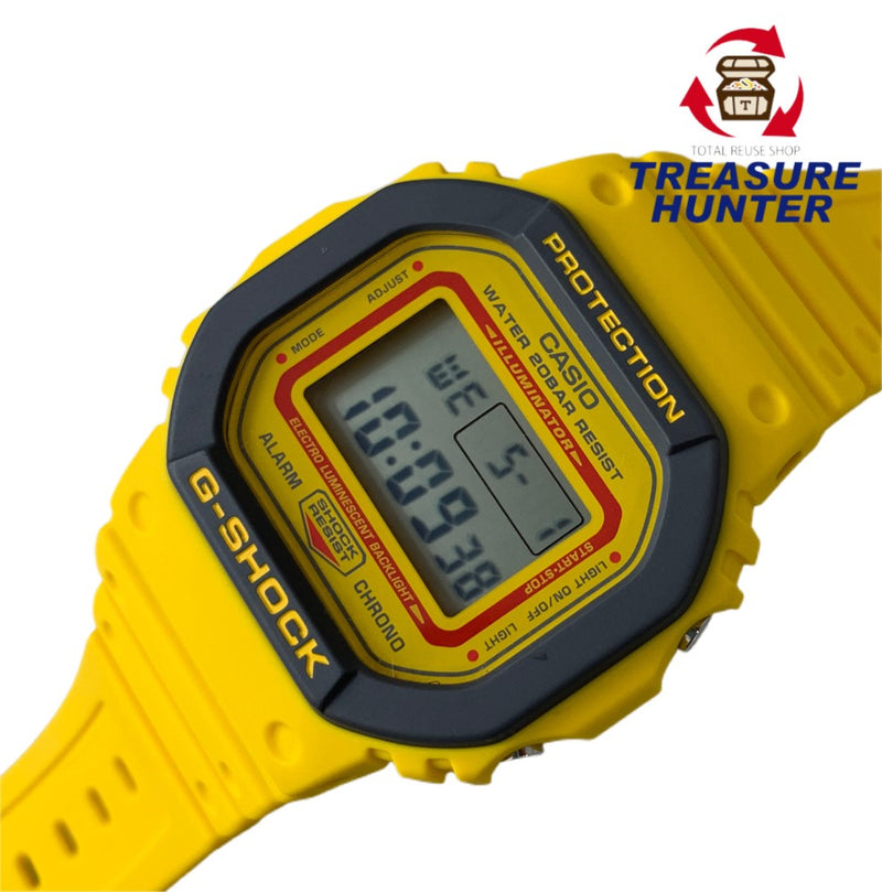 カシオ G-SHOCK 腕時計 DW-5610Y イエロー クォーツ 20気圧防水 5600デジタルシリーズ スポーティーカラーモデル CASIO 【101058997005】