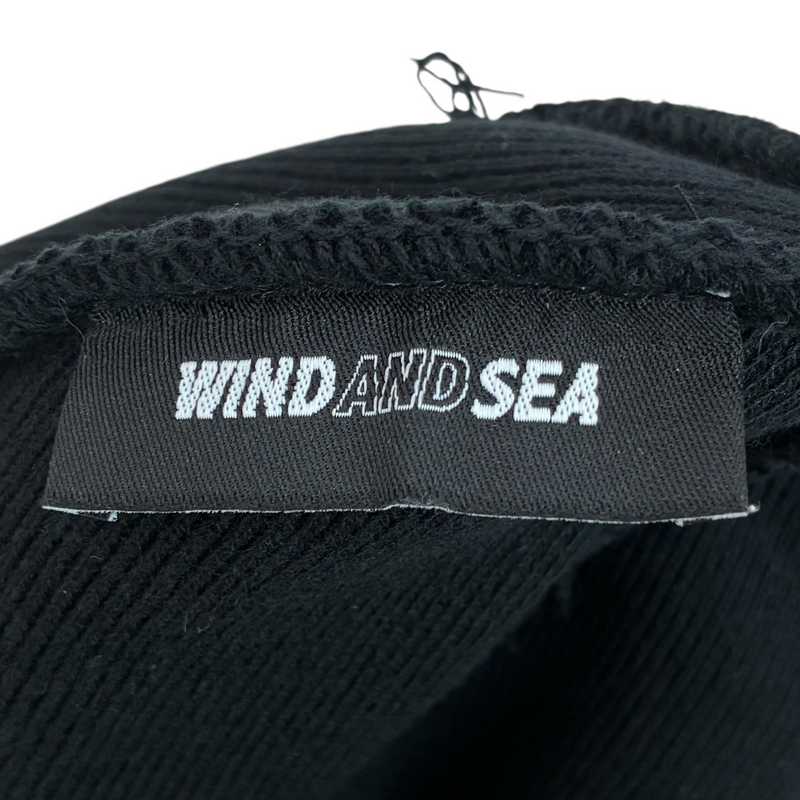 WIND AND SEA×GOD SELECTION XXX ビーニーキャップ サイズF ブラック ウィンダンシー×ゴッドセレクショントリプルエックス 【101059042007】
